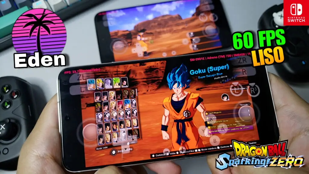 DRAGON BALL SPARKING ZERO ANDROID, EDEN EMULATOR,