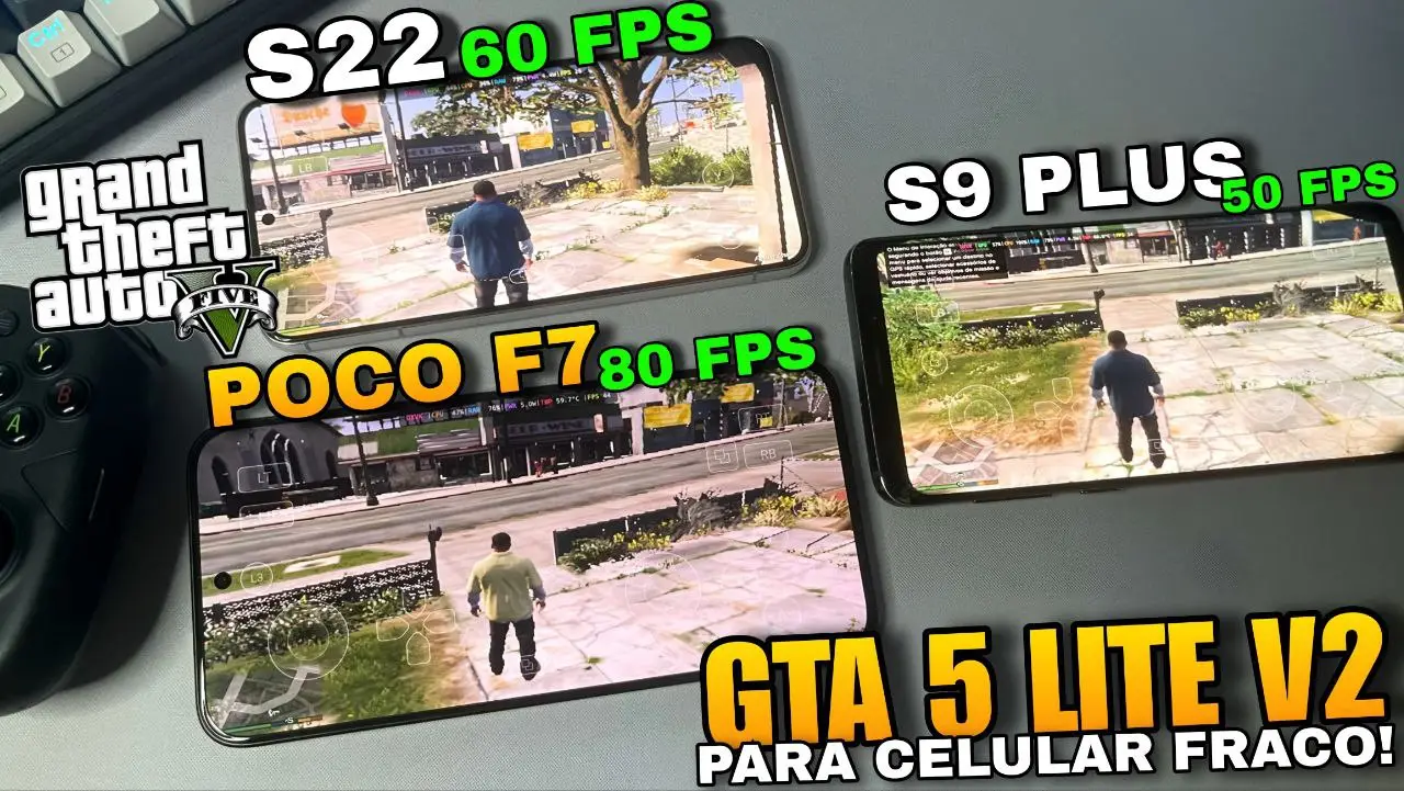 GTA 5 LITE V2 43GB COM FPS AUMENTADO