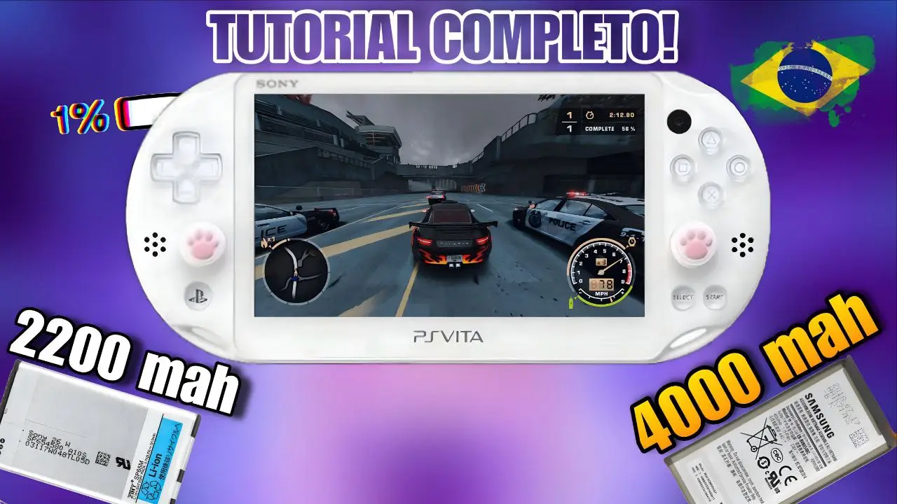 TROCA DE BATERIA PS VITA