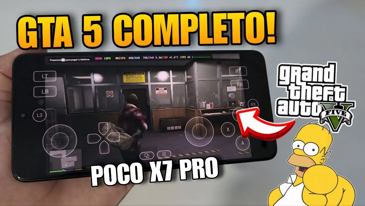 GTA 5 ANDROID POCO X7 PRO