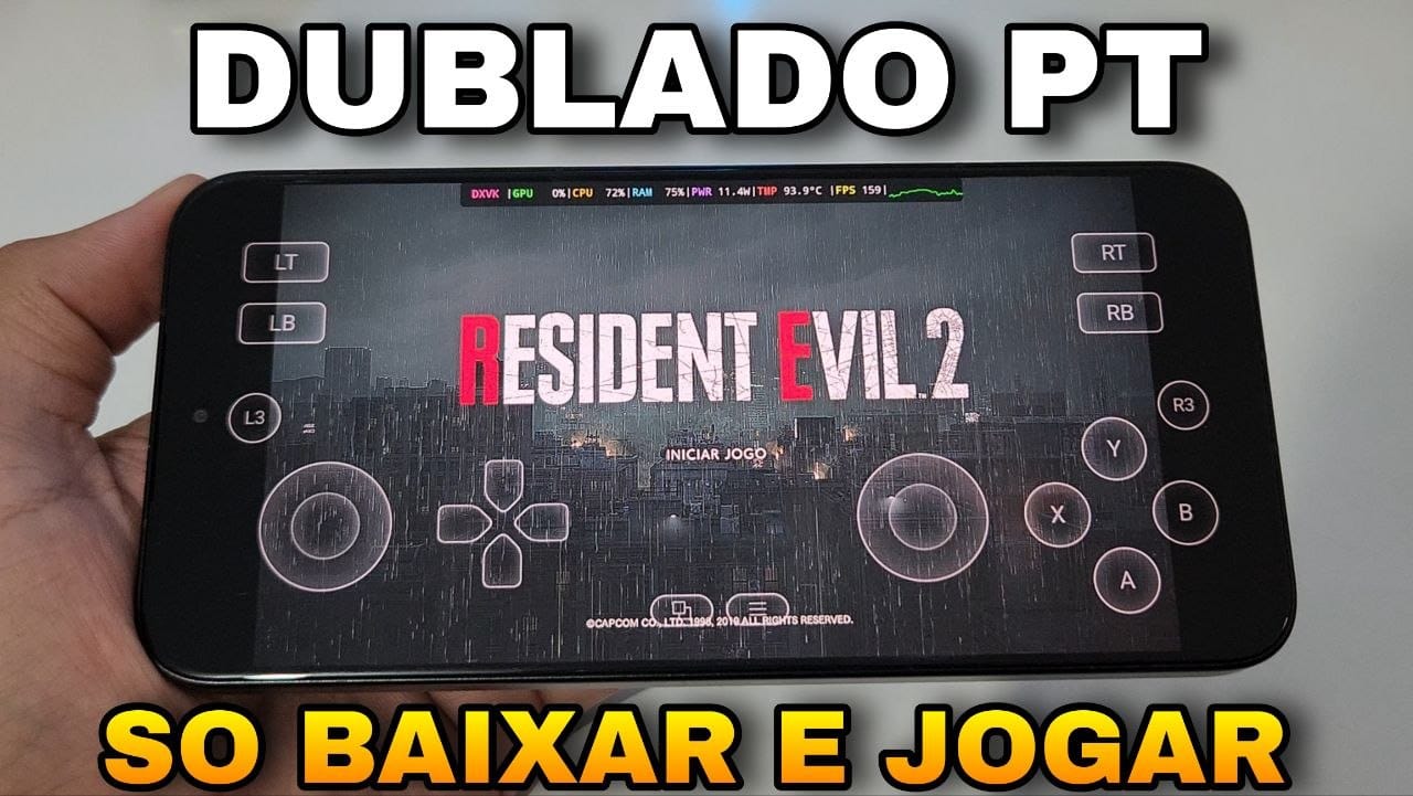 RESIDENT EVIL 2 REMAKE DUBLADO ANDROID