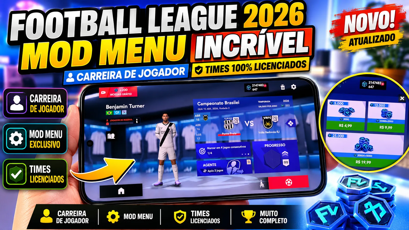 FOOTBALL LEAGUE 2026 MOD MENU