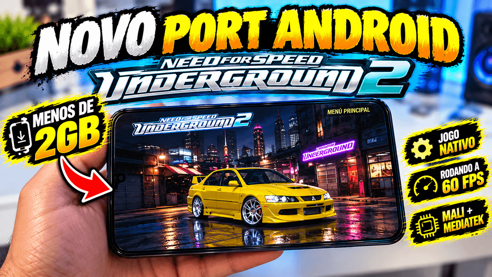 NFS UNDERGROUND 2 PORT ANDROID